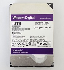 WD Purple 18TB WD180PURZ 85AFFY0 7.2K RPM SATA 6Gb/s 512MB 3.5" Surveillance HDD