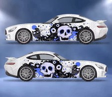 Skeleton Car Decal Skull Car Decal Cool Car Decals Both Sides Car Livery