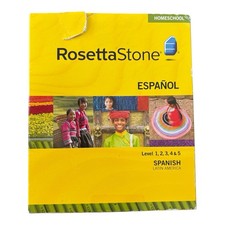 Rosetta Stone Level 1-5 Homeschool Edition, Spanish, Latin America, Version 3
