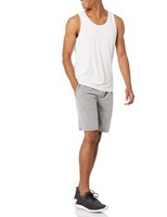 Herren Tanktop Gym Schnelltrocknend Funktionsstretch Grellweiß L Amazon
