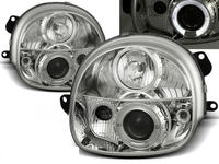 Scheinwerfer Paar Renault Twingo 93-98 Angel Eyes Chrom