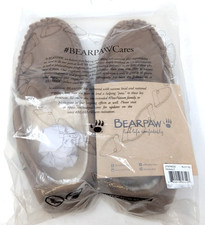 BEARPAW Moc II Hickory Brown Slip On Suede Men's Moccasin Slipper Size 11-12 XL