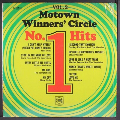 Motown Winners' Circle - No. 1 Hits, Vol. 2 GORDY 12'' LP