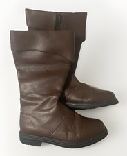 Medieval Knight Pirate Renaissance Fair Costume Boots - Men's 10-11 Brown