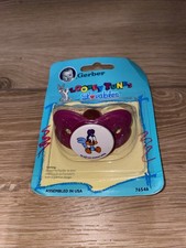 Vintage 1993-94 Gerber Looney Tunes Decorator Pacifier Baby Road Runner NOS NEW