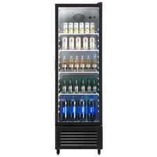 22" Commercial Merchandiser Refrigerator 11.47 CU.FT Glass Door Beverage Fridge