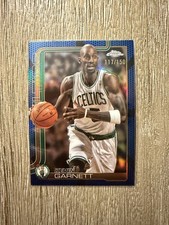 2025-26 Topps Chrome Kevin Garnett Blue RayWave Refractor 138/150 #275 DAMAGED