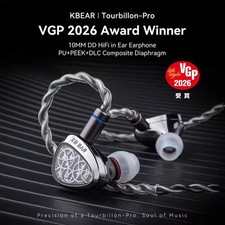 KBEAR TB-PRO PU PEEK DLC Composite Diaphragm Dynamic Driver IEM Earphones Wired