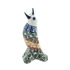 Blue Rose Polish Pottery Athena Pie Bird