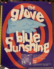 The Glove Blue Sunshine 1983 Promo Poster 18x24 Robert Smith Cure Siouxsie Rare