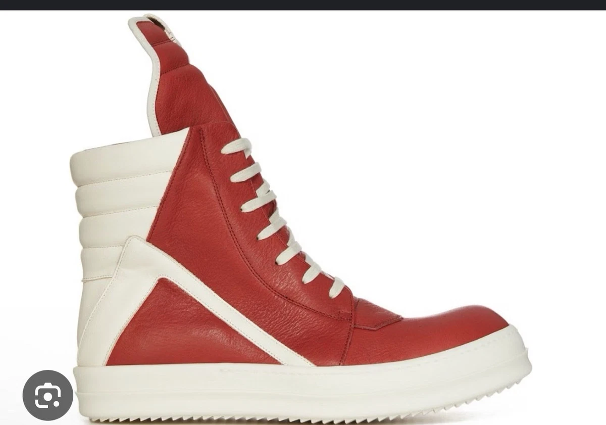 Rick Owens 皮革鞋面白色男士休闲鞋| eBay Rick Owens 皮革鞋面白色男士休闲鞋| eBay