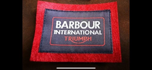Barbour Embroidered Sew on BARBOUR INTERNATIONAL Patch Badge - Picture 14 of 24