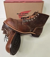 [08085] Red Wing Iron Ranger Boots Copper Rough & Tough Leather Men's 7.5 D