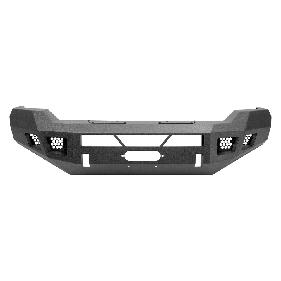 For Ford F-250 Super Duty 11-16 Bumper ECO-Series Full Width Black Front Winch - Image 2 of 3