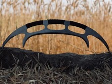 Hecho a mano Star Trek Klingon Bat'leth réplica de acero Klingon Bat'leth. tamaño verdadero