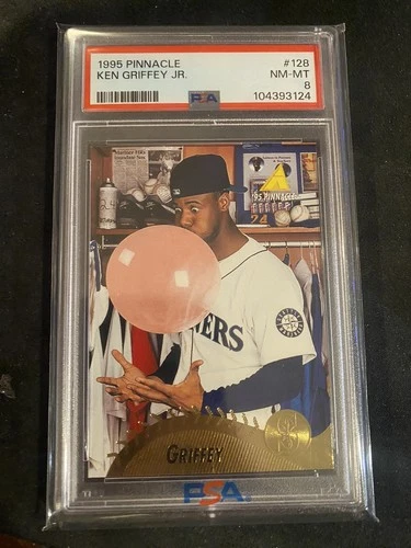 Ken Griffey Jr. 1995 Pinnacle #128 PSA 8 NM-MT