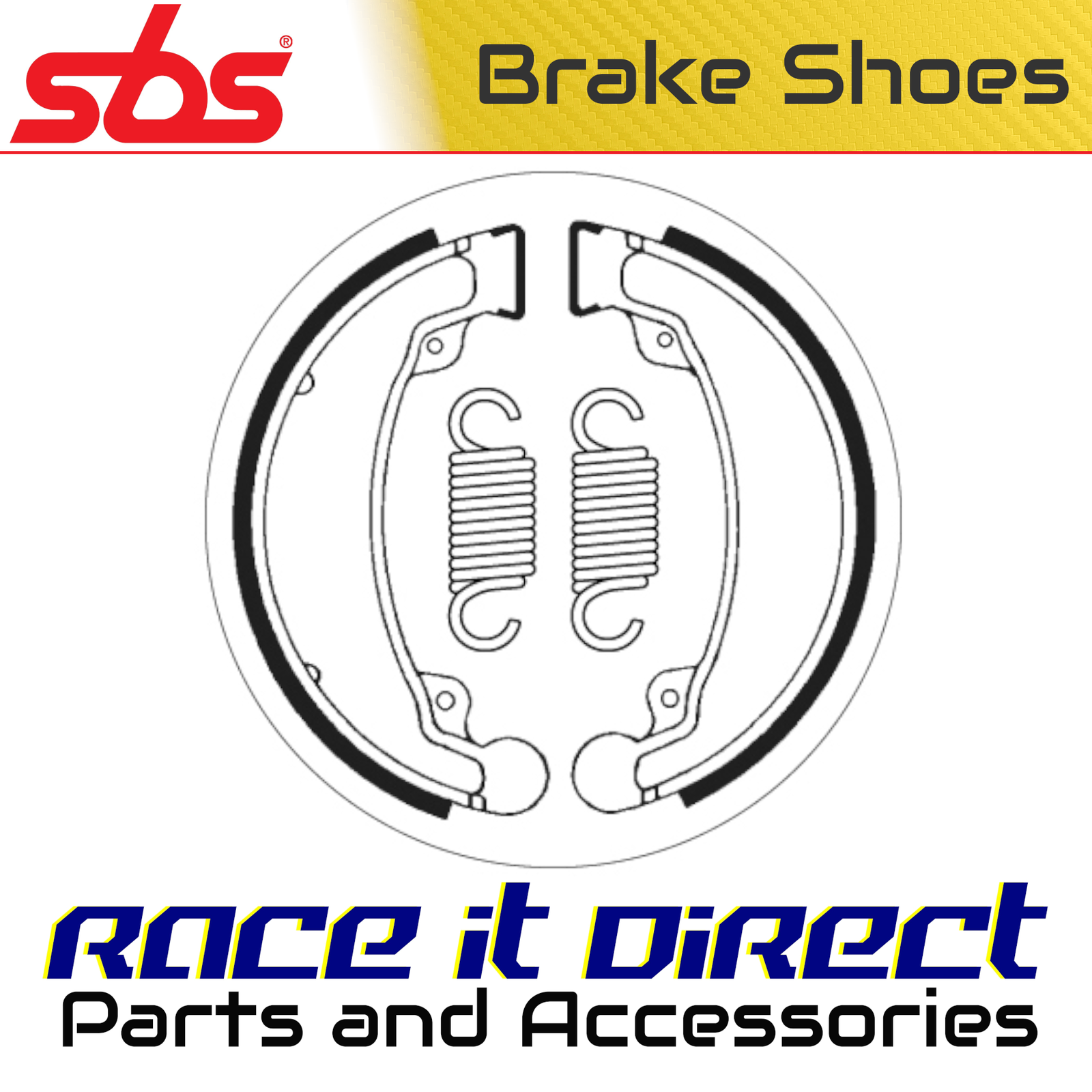 Brake Shoes for HONDA CB 125 K5 1973-1975 Rear SBS