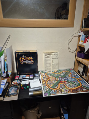 Die Suche nach dem Stein der Weisen Brettspiel Questone Marketing 1. Auflage 