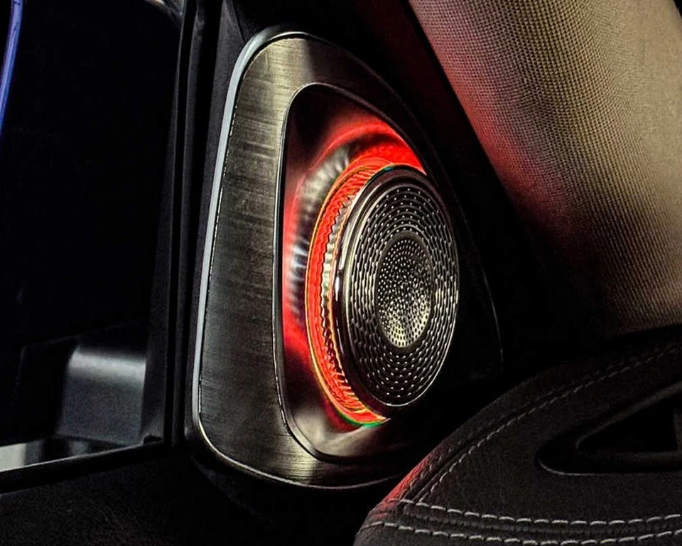 Altavoz de coche para Mercedes Benz GLA W156 2013-19 luz ambiental tweeter accesorios Foto 4 de 4