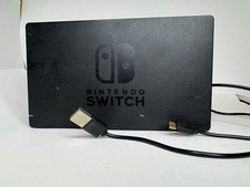 Nintendo Switch Dock HAC-007 OEM Black Charging TV Dock USB Cable Untested
