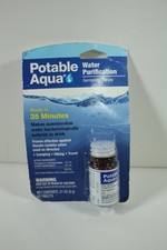 Potable Aqua Water Purification, Water Treatment Tablets - 50 count Bottle