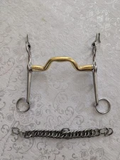 Neue Schule 5" Weymouth Dressage Curb Bit w/ 5" Shank - Used Once, Chain Incl  