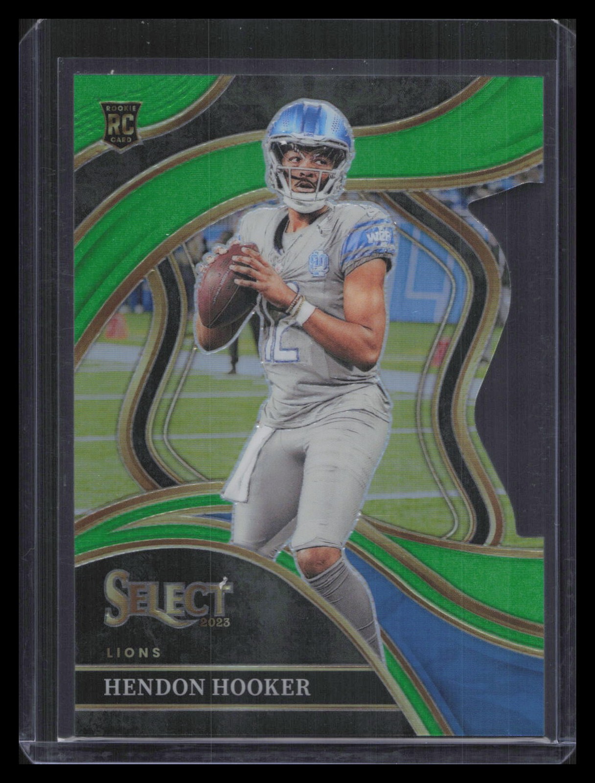 2023 Panini Select #268 Hendon Hooker Neon Green Prizms Die Cuts #/499