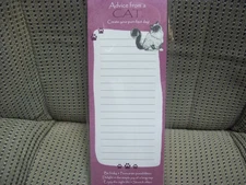 Advice from a Cat, 80 page 3" x 8" List Pad