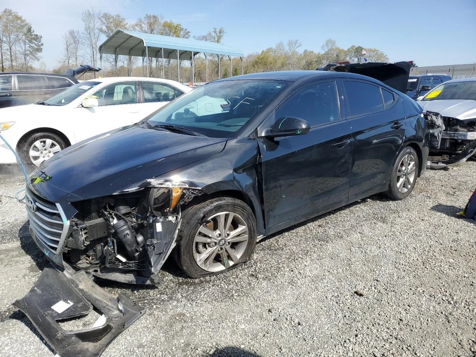 Used Rear Left Door Assembly Rear Side fits: 2018 Hyundai Elantra electric Sedan - Image 2 of 4