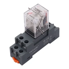 AC 110V/120V Relay 10A Electromagnetic Power Coil Relay 8 Pins DPDT 2NO+2NC with