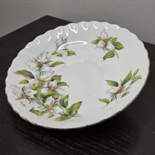 Royal Albert White Trillium Bone China Saucer ONLY