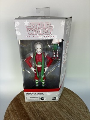 Star Wars: The Black Series PROTOCOL DROID (Holiday Edition) Figure C-3PO BD-1