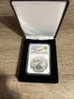 2019 W American Eagle Enhanced Reverse Proof. NGC PF 70 Miles Standish Signed