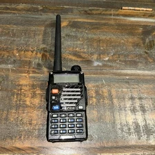BaoFeng UV-5R VHF UHF FM 5W Dual Band Two-Way Radio - Black Untested