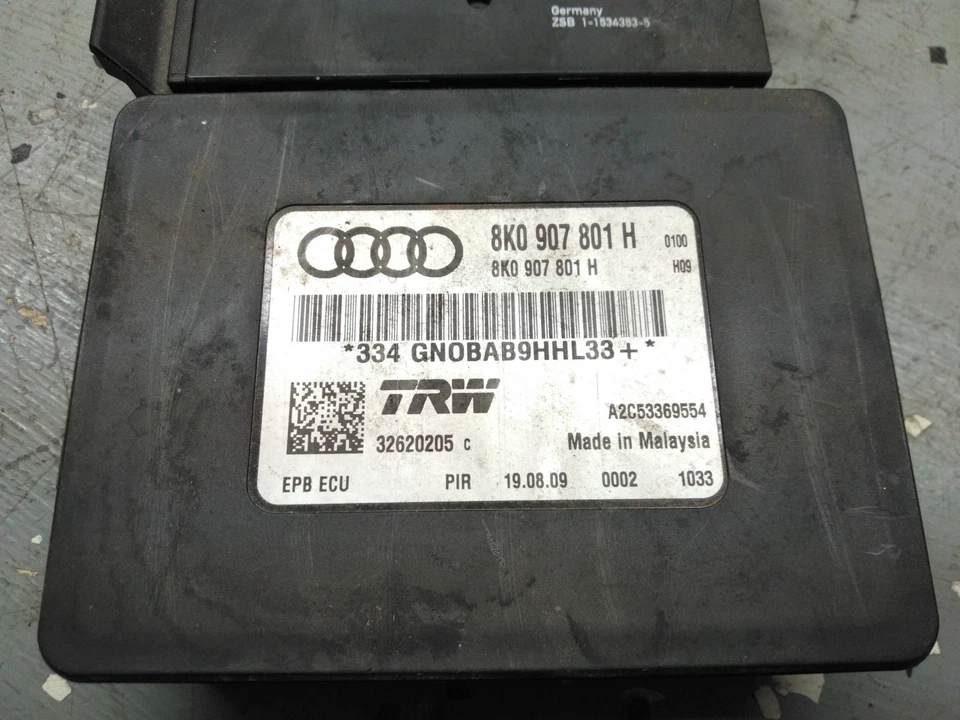 Módulo de controle de freio de estacionamento 2010-2012 Audi A5 A4 S4 S5 Q5 8K0907801H usado pelo fabricante de equipamento original - Imagem 2 de 3
