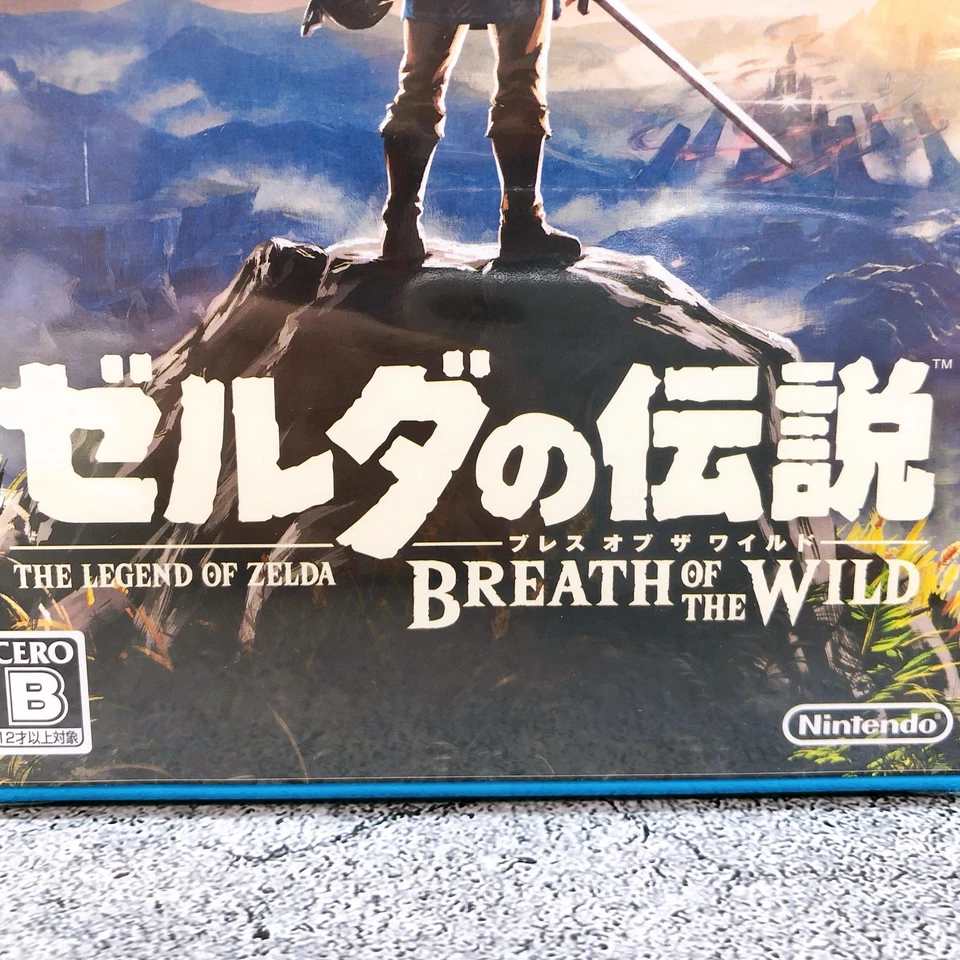Nintendo Wii U The Legend of Zelda Breath of the Wild Japan Game Sealed New - Image 2 of 4