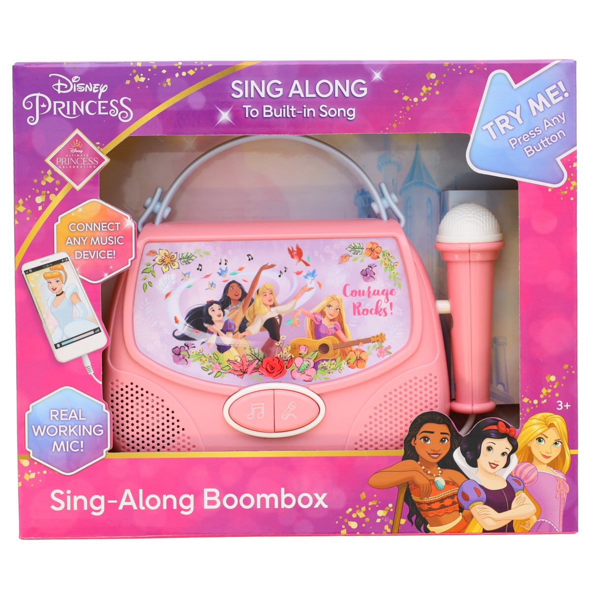 Disney DPV111 Princess Sing-along Boombox | eBay