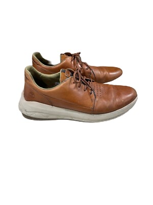 Timberland Men\'s Bradstreet Ultra Oxford Brown Tan Leather Shoes Sz 13 Comfort Timberland Men main image 3