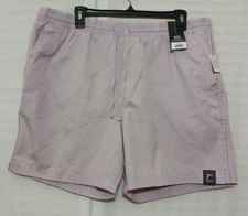 No Boundaries Men's Lavender/Linen Twill Shorts Size M, L, or XL You Pick 1
