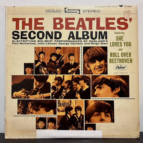 THE BEATLES - Second Album (ST-2080) - 12" Vinyl Record LP - VG