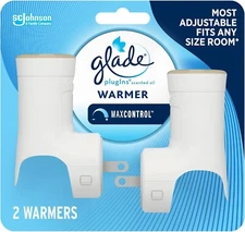 Glade PlugIns Air Freshener Warmer, Scented Oils, 50 Days, 2-Count