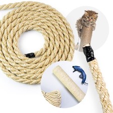 Katzenseil Natur Sisalseil für Kratzbäume 6-10mm Gesunde Krallenpflege für Katze