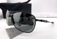 OAKLEY CROSSHAIR MATTE BLACK PRIZM BLACK AVIATOR PILOT SUNGLASSES OO4060-23 NEW