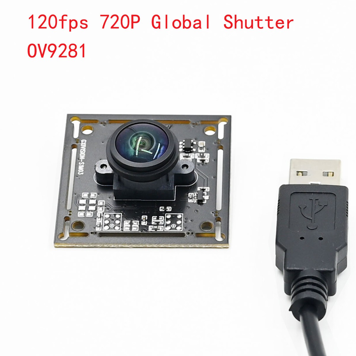 OV9281 Global Shutter USB Camera Module Monochrome 720P 120FPS 