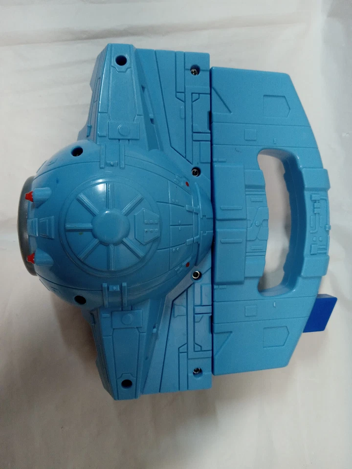 Vehículo giratorio Star Wars (Hasbro) Blue Tie Fighter 2011 C-082A piezas faltantes Foto 3 de 4