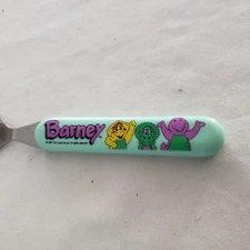Barney Toddler Spoon Utensil 1997 USED