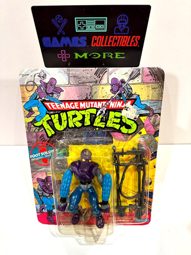 TMNT Ninja Turtles FOOT SOLDIER 1988 UNPUNCHED 10 ...