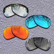 Black Silver Blue Red Replacement Lenses For-Oakley Feedback OO4079 Polarized