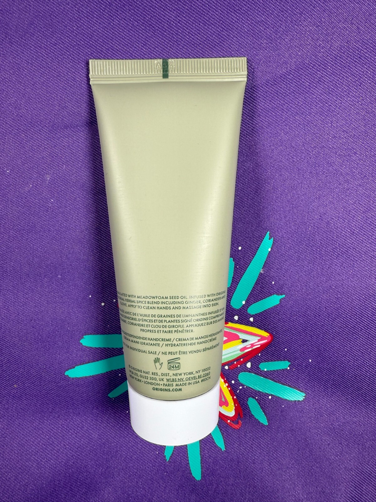 Origins Ginger Moisturizing Hand Cream New - 2.5 oz /75ml No Box