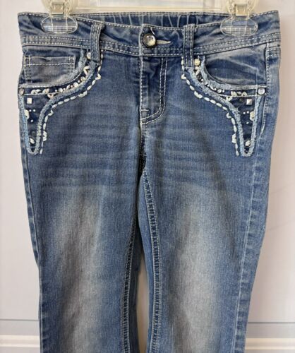 Girls Faded Glory Jeans, Size 6X - Picture 2 of 8